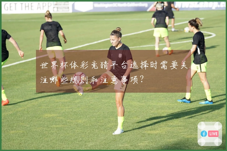 世界杯体彩竞猜平台选择时需要关注哪些规则和注意事项？