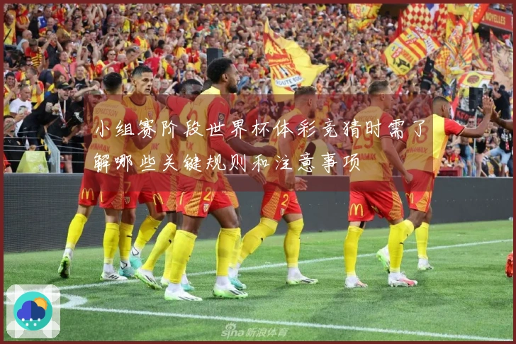 小组赛阶段世界杯体彩竞猜时需了解哪些关键规则和注意事项