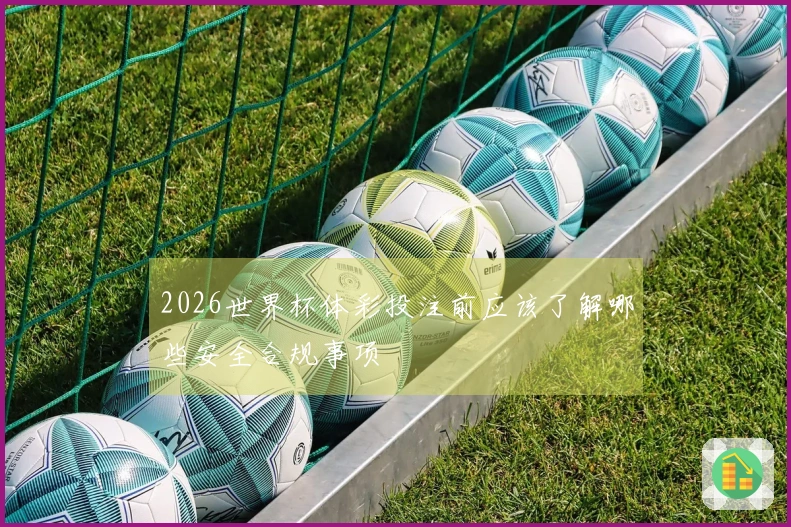 2026世界杯体彩投注前应该了解哪些安全合规事项